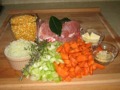 Yellow Split Pea Soup Ingredients